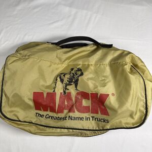 Vintage Mack Truck  Bulldog Logo Allentown  PA Dubbel Duffel Bag Rare